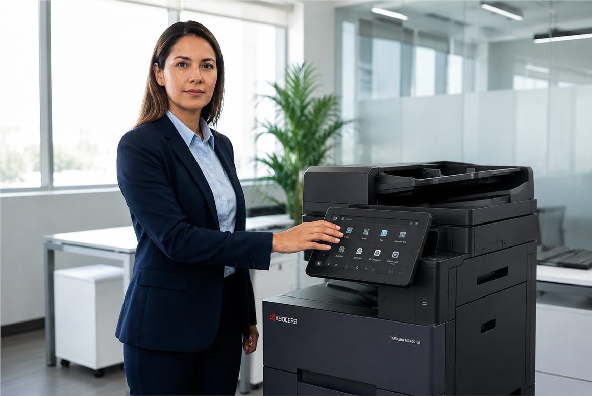 Equipo profesional de Grupo Printer brindando soluciones de impresión en Guatemala